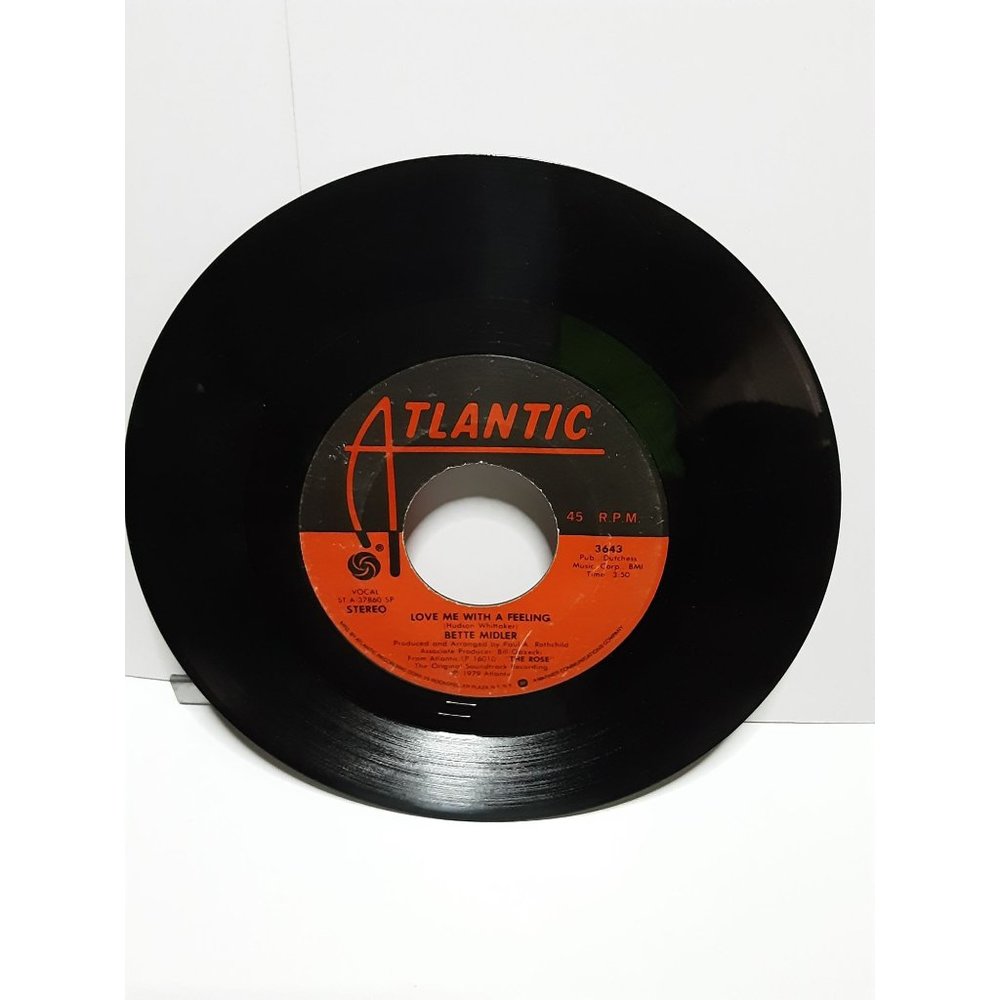 BETTE MIDLER When A Man Loves A Woman 45 Record 1979